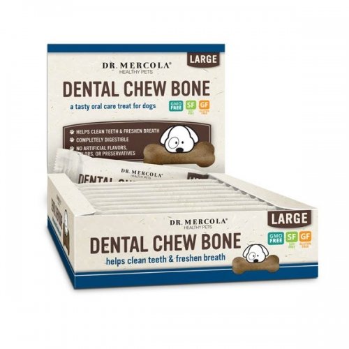 Dental Bones for Small Dogs - 12 Bones Per Box (0.81 oz Per Serving) - Dr Mercola - SOI**