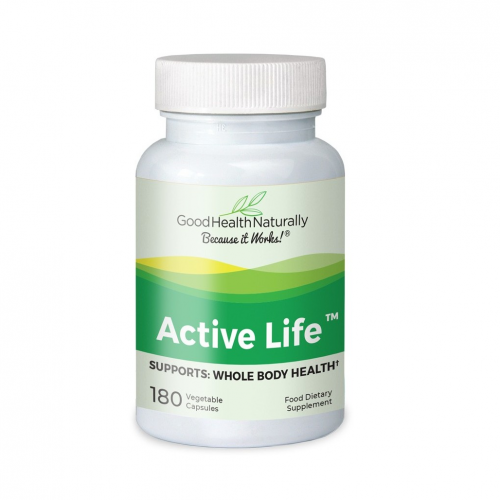 Active Life - 180 capsules - Good Health Naturally - SOI**