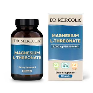 Magnesium L-Threonate (90 per bottle): 30 Day Supply - Dr Mercola