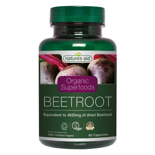 Beetroot 4620mg (Organic) - 60 Veg Caps - Nature's Aid