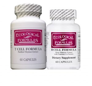 B Cell Formula and T Cell Formula 2 x 60 Capsules - Ecological Formulas