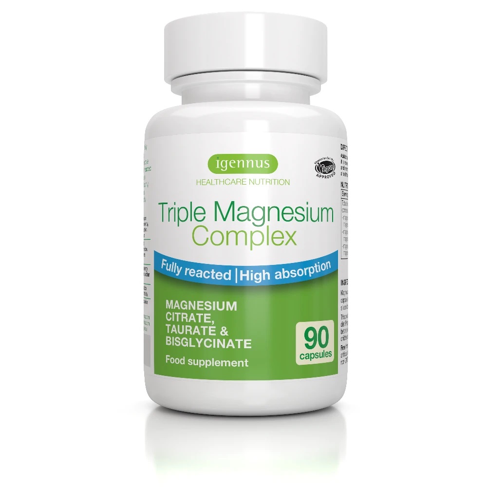 Triple Magnesium Complex 90 Capsules Igennus Yourhealthbasket