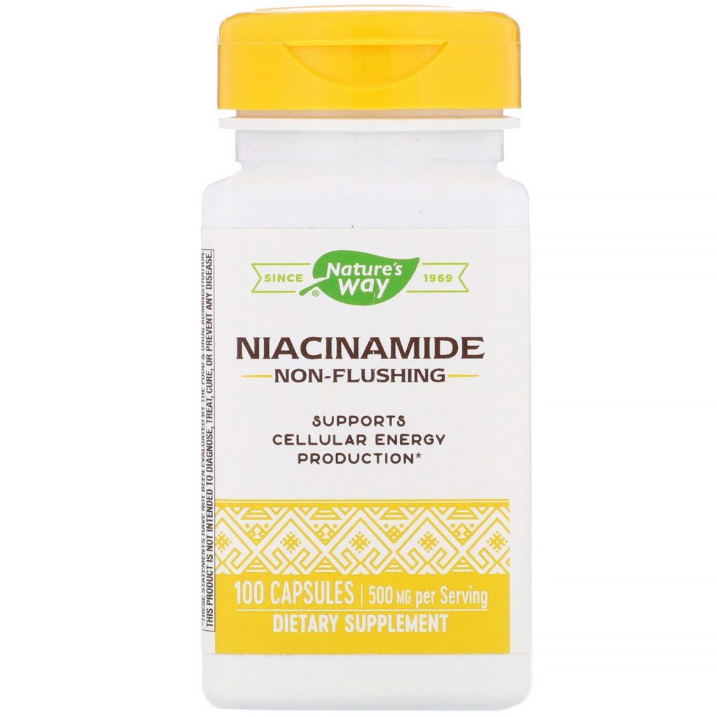 Niacinamide 500mg, 100 Capsules Nature's Way YourHealthBasket
