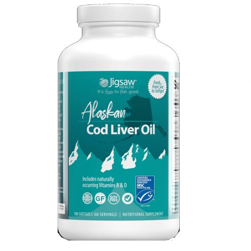 Alaskan Cod Liver Oil (CLO) - 180 softgels - Jigsaw Health