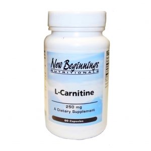 L-Carnitine 250 mg - 60 Capsules - New Beginnings