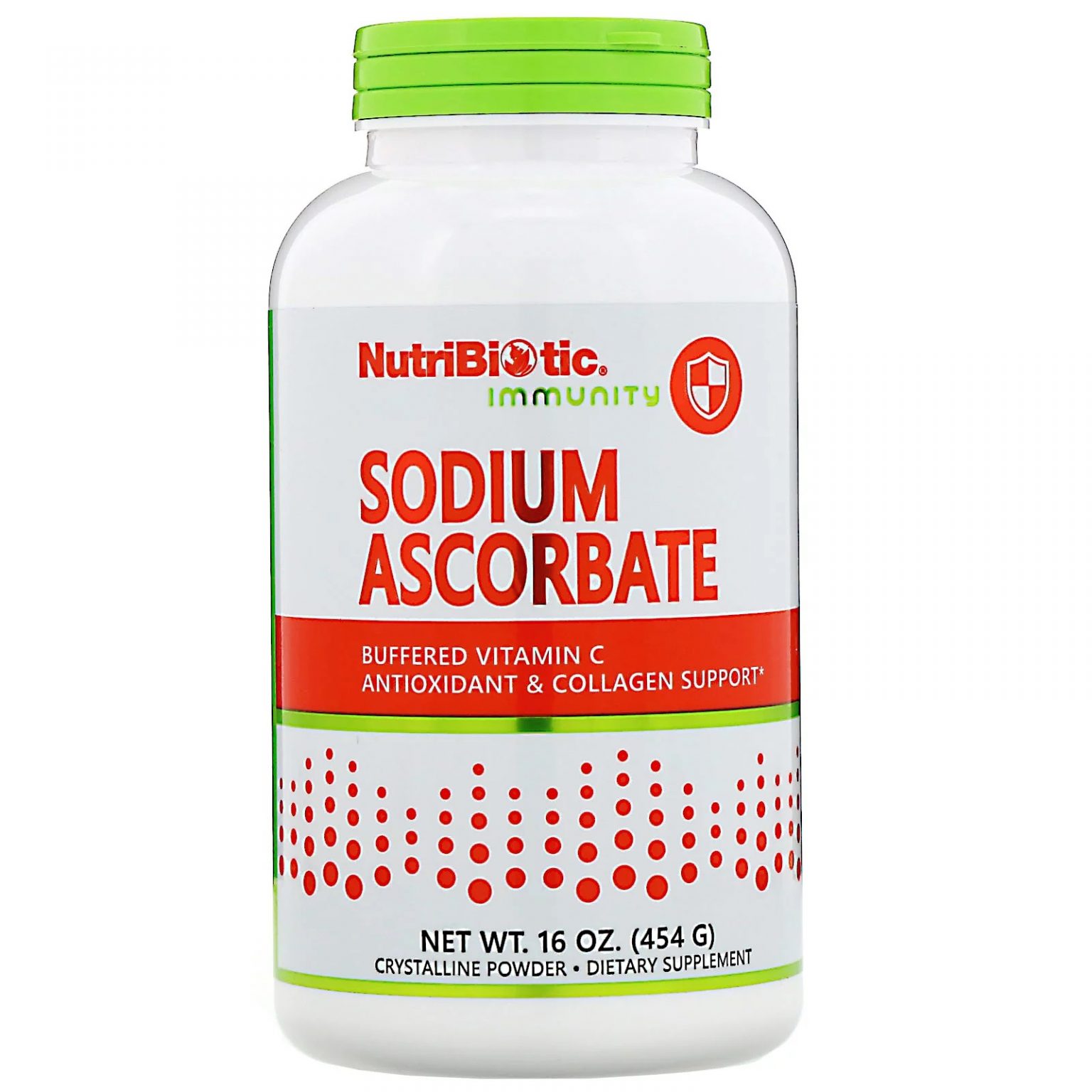 Sodium Ascorbate, Crystalline Powder, 454g NutriBiotic YourHealthBasket