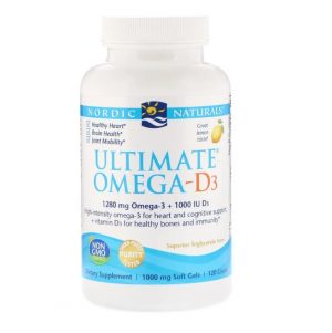 Ultimate Omega D3 (Lemon) 60 Soft Gels - Nordic Naturals