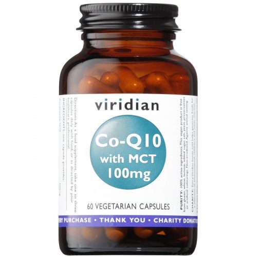 Co-Q10 with MCT 100 mg 60 veg caps - Viridian