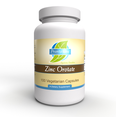 Zinc Orotate 100 Capsules - Priority One Vitamins
