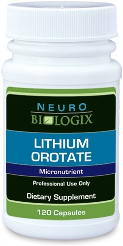 Lithium Orotate - 120 capsules - Neuro Biologix *SOI*
