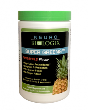 Super Greens (Pineapple) - 300g - Neuro Biologix *SOI*
