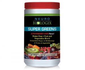 Super Greens (Strawberry/Kiwi) - 300g - Neuro Biologix *SOI*