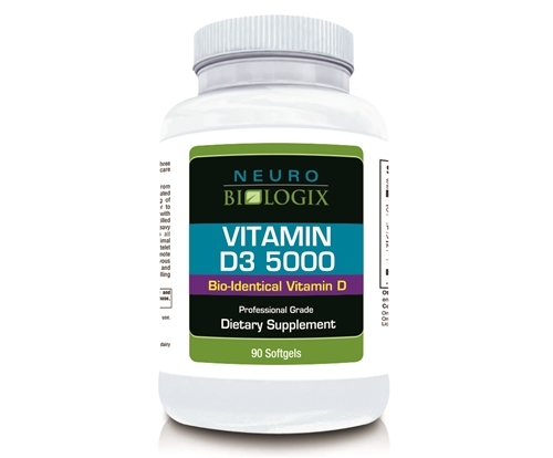 Vitamin D3 5000 (90 softgels) - Neuro Biologix *SOI*