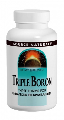 Triple Boron (3mg) - 200 Caps - Source Naturals