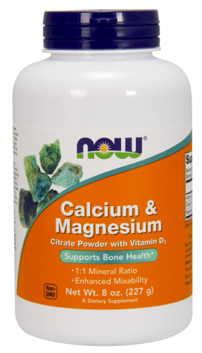 Calcium & Magnesium 227g - Now Foods