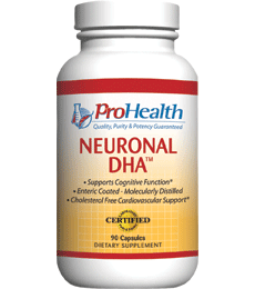 Neuronal DHA™  (500 mg) - 90 softgel caps - ProHealth