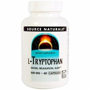 L-Tryptophan - 500 mg - 60 Caps - Source Naturals