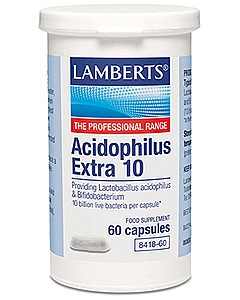 Acidophilus Extra 10 - 60 Caps - Lamberts