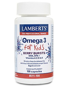 Omega 3 for Kids - 100 Caps - Lamberts