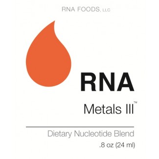 Metals III (RNA) .8 oz (24ml) - Holstic Health - SOI**