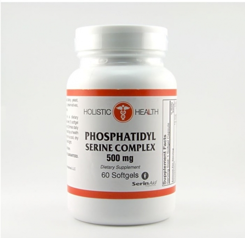 Phosphatidyl Serine (phosphatidylserine) Complex 500 mg (PS/PE/PC) 60 Softgels - Holistic Health