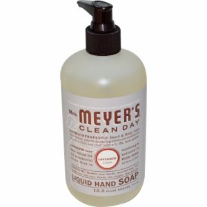 Liquid Hand Soap, Lavender Scent, 12.5 fl oz (370 ml) - Mrs. Meyers Clean Day