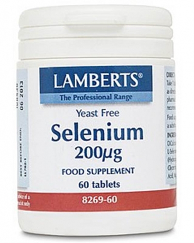 Selenium 200mcg - 60 Tabs - Lamberts
