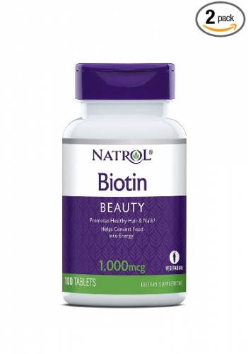 Biotin, 1000 mcg, 100 Tablets - Natrol