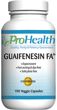 Guaifenesin FA™ - 100 caps (400mg) - ProHealth