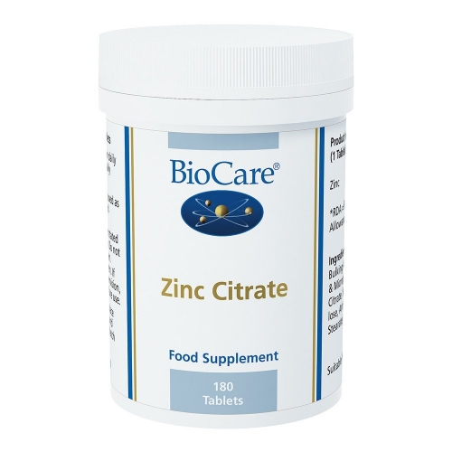 Zinc Citrate 180 Tabs - BioCare