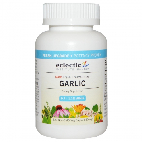 Garlic -120 Capsules - Eclectic Institute
