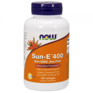 Sun-E 400, 120 Softgels - Now Foods