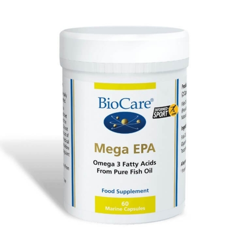 Mega EPA (Omega-3 Fish Oil) 60 Caps - BioCare