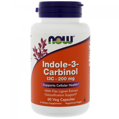 Indole-3-Carbinol (I3C) - 200mg - 60 Veg caps - NOW foods
