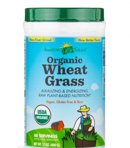 Organic Wheat Grass Powder 17 oz - Amazing Grass