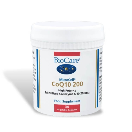 Microcell CoQ10 200mg 30 Capsules - Biocare