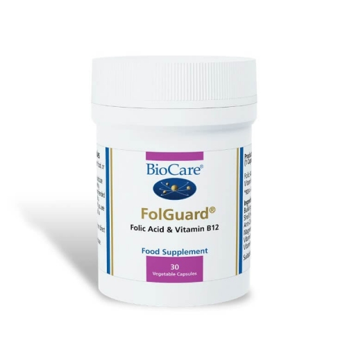 FolGuard® (Folic Acid & B12/B-12) 30 Caps - Biocare