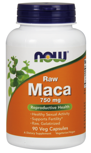 Maca, Raw, 750 mg, 90 Veg Caps - Now Foods