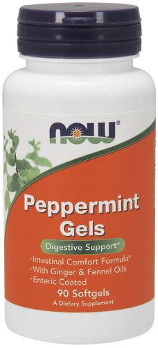 Peppermint Gels, 90 Softgels - Now Foods