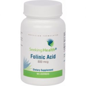 Folinic Acid - 800 mcg - 60 Lozenges - Seeking Health