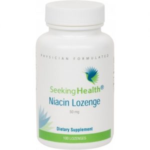 Niacin - 50 mg - 100 Lozenges - Seeking Health
