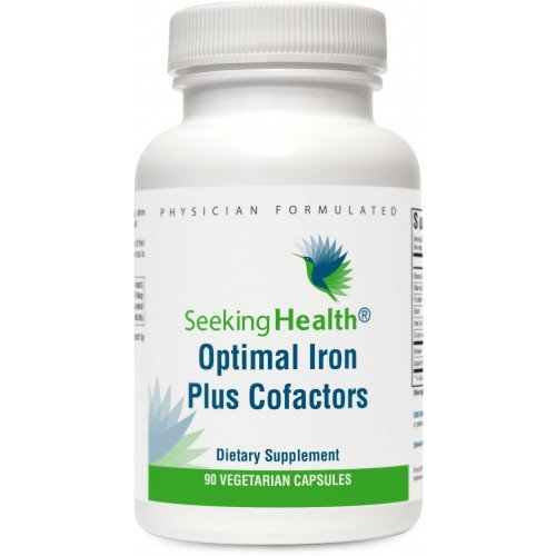 Optimal Iron Plus Cofactors - 90 Vegetarian Capsules - Seeking Health