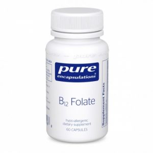 B12/B-12 Folate, 60 veg caps - Pure Encapsulations
