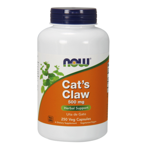 Cat's Claw 500mg, 250 Capsules Now Foods YourHealthBasket