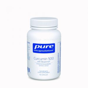 Curcumin 500 with Bioperine, 60 veg caps - Pure Encapsulations