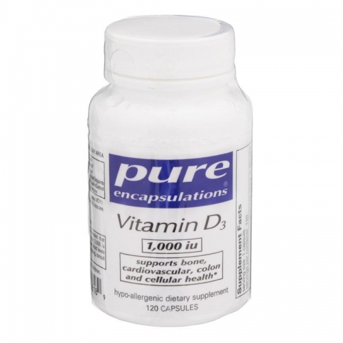 Vitamin D3/D-3 1000 IU 120 vcaps - Pure Encapsulations