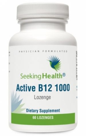 Active B12/B-12 1000 - 60 Lozenges - 1000 mcg (as Adenosylcobalamin and Methylcobalamin) - Seeking Health