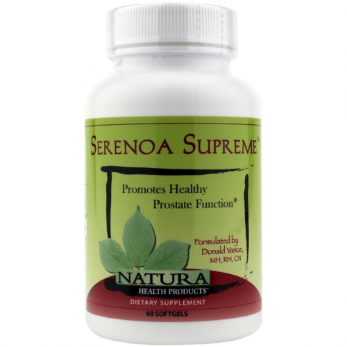 Serenoa Supreme 60 softgels - Natura Health Products - SOI**