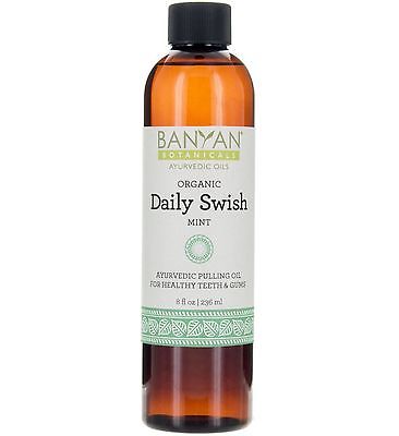Daily Swish Oil Pulling, Organic 8 fl oz - Banyan Botanicals