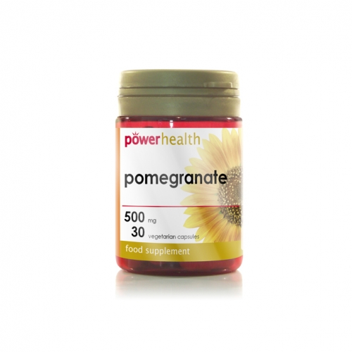 Pomegranate 500mg - Ellagic Acid 200mg - 30 Caps - Power Health